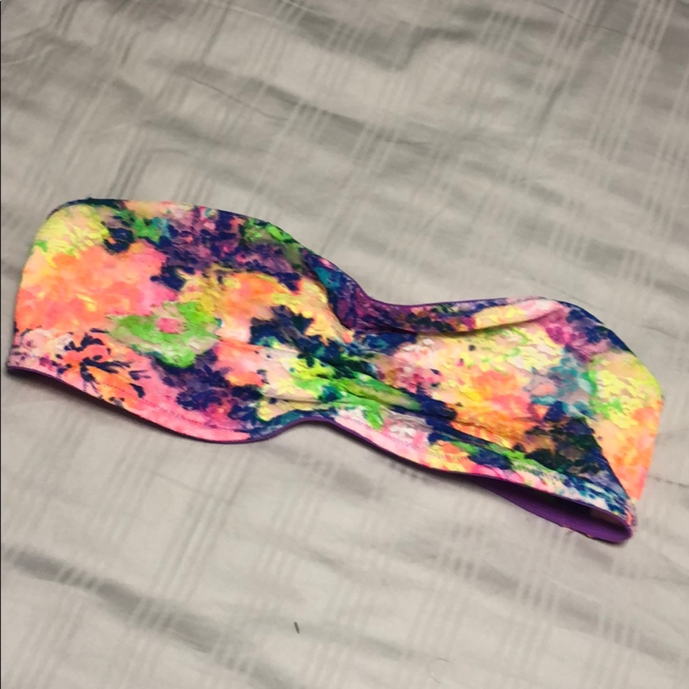 🏇 2 for $20 🏇 PINK neon strapless bandeau